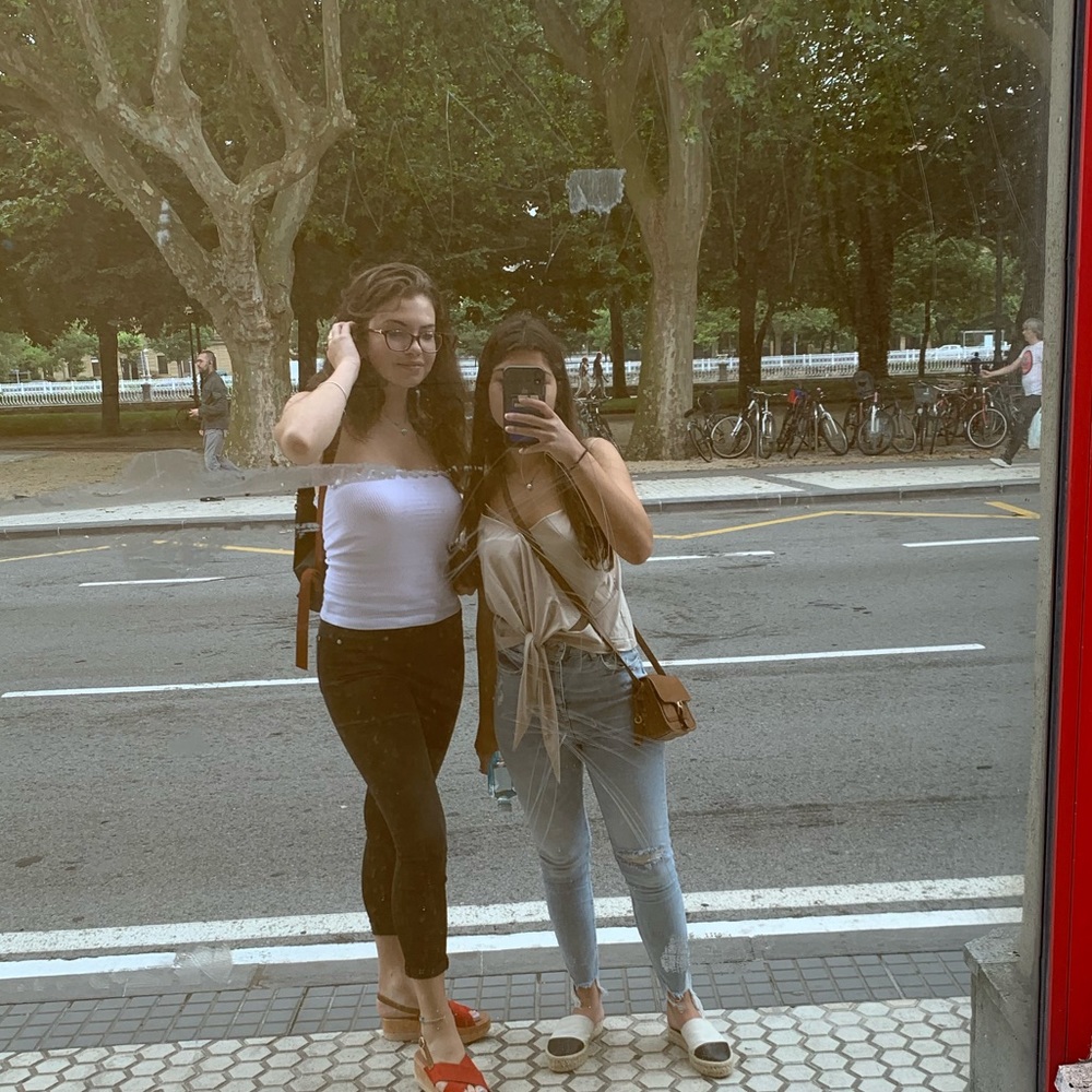 Blue jeans from Zara in Spain!